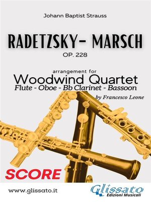 cover image of Radetzky--Woodwind Quartet (SCORE)